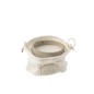 Bougie extérieur 16h en céramique verte 14x14x11 cm Bougie extérieur 16h en céramique verte 14x14x11 cm