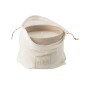 Candela da esterno 47 ore in ceramica beige chiaro 20,5x20,5x16 cm
