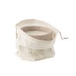 Vela exterior 31 h en cerámica beige claro 18 x 18 x 13,5 cm Vela exterior 31 h en cerámica beige claro 18 x 18 x 13,5 cm