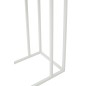 Table d'appoint rectangulaire en fer à carreaux vert 47.5x29.5x60.5 cm