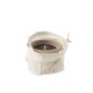 Bougie extérieur 16h en céramique beige clair 14x14x11 cm Bougie extérieur 16h en céramique beige clair 14x14x11 cm