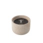 Vela exterior 31 h en cerámica beige claro 18 x 18 x 13,5 cm Vela exterior 31 h en cerámica beige claro 18 x 18 x 13,5 cm
