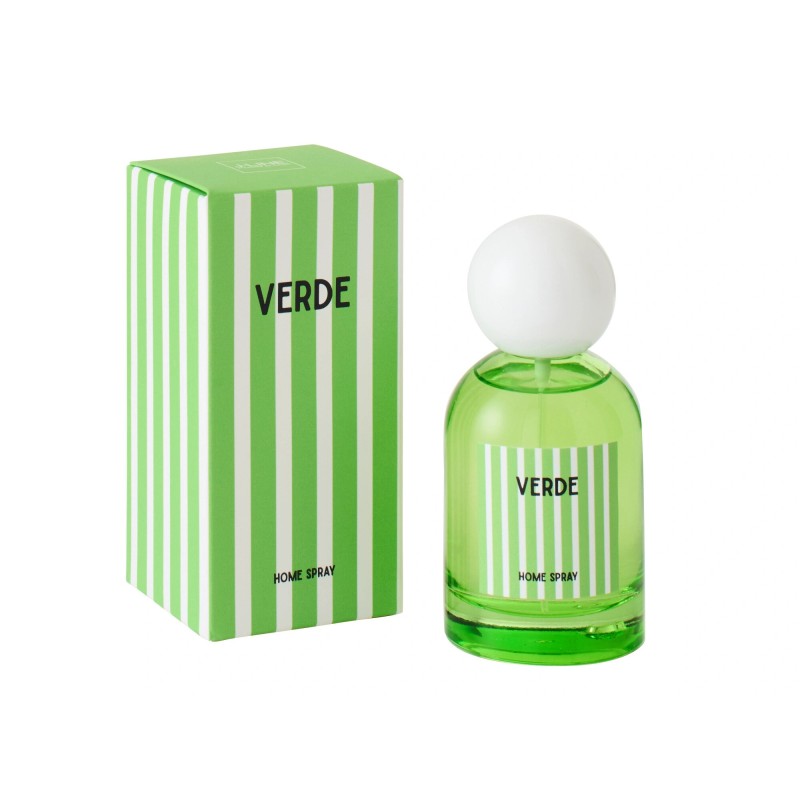 Spray d’ambiance « Lierre de printemps et Neroli » dans verre vert 6x6x12.5 cm Spray d’ambiance « Lierre de printemps et Neroli » dans verre vert 6x6x12.5 cm