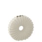 Vase rond en céramique blanche 21x10x29.5 cm Vase rond en céramique blanche 21x10x29.5 cm