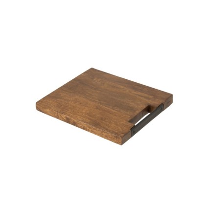Tabla de cortar de madera de mango marrón 20*30cm