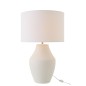 Lampe de table en céramique blanche 46x46x72 cm Lampe de table en céramique blanche 46x46x72 cm