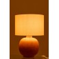Lampe de table en céramique marron 38x38x57 cm