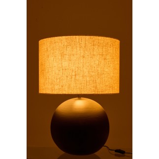 Lampe de table en céramique noire 43x43x62 cm