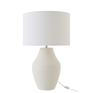 Lampe de table en céramique blanche 46x46x72 cm