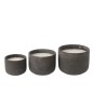 Bougie d’extérieur 47H dans pot céramique gris 20.5x20.5x16 cm Bougie d’extérieur 47H dans pot céramique gris 20.5x20.5x16 cm