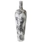 Vase haut en céramique blanche 35x35x100 cm Vase haut en céramique blanche 35x35x100 cm