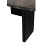 Table basse en marbre noir 90x90x30 cm