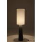 Lampadaire en fibre de verre noir et blanc 35.5x35.5x144 cm Lampadaire en fibre de verre noir et blanc 35.5x35.5x144 cm