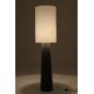 Lampadaire en fibre de verre noir et blanc 35.5x35.5x165 cm Lampadaire en fibre de verre noir et blanc 35.5x35.5x165 cm