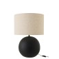 Lampe de table en céramique noire 43x43x62 cm Lampe de table en céramique noire 43x43x62 cm