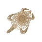Décoration murale tortues en jonc de mer beige 110x90x25 cm Décoration murale tortues en jonc de mer beige 110x90x25 cm