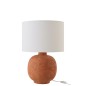 Lampe de table en céramique marron 38x38x57 cm