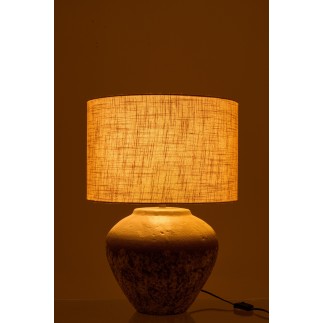 Lampe de table en céramique gris foncé 43x43x62 cm