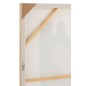 Tableau décoratif en bois et toile beige et noir 83x4.3x123 cm Tableau décoratif en bois et toile beige et noir 83x4.3x123 cm