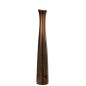 Vase cylindrique en verre marron 9x9x54 cm Vase cylindrique en verre marron 9x9x54 cm
