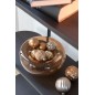 Bol décoratif en verre marron 26x16x13 cm Bol décoratif en verre marron 26x16x13 cm