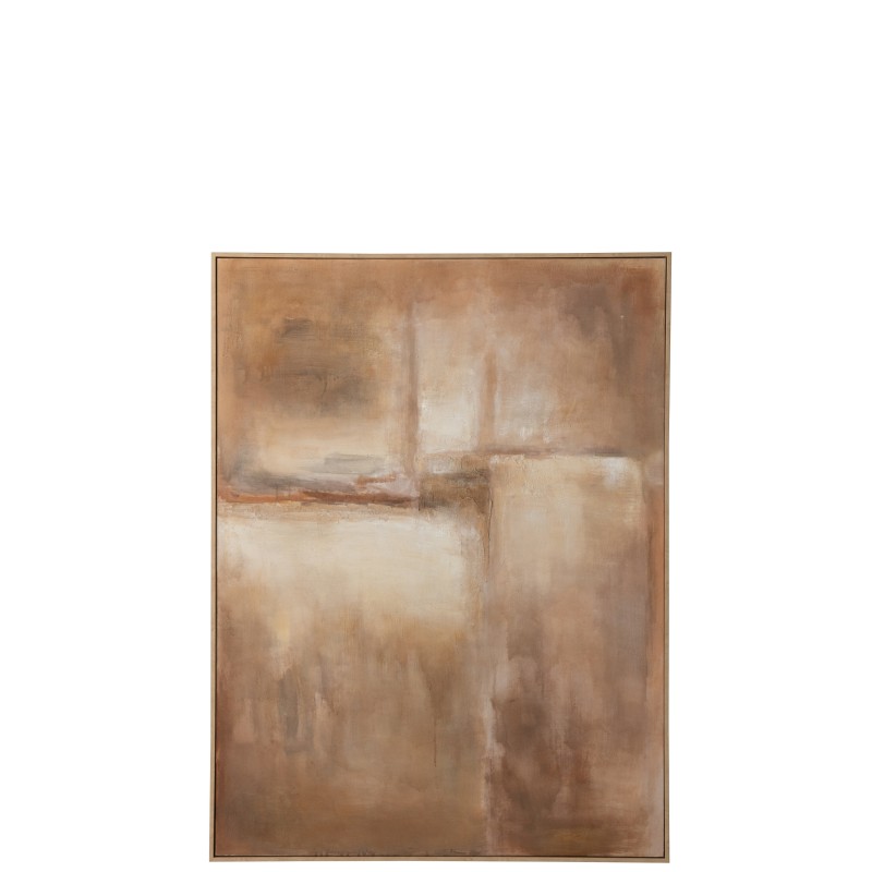Tableau décoratif en toile marron 122.4x4.5x92.4cm Tableau décoratif en toile marron 122.4x4.5x92.4cm