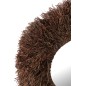 Espelhos redondos em madeira sisal castanho 120x120x8 cm Espelhos redondos em madeira sisal castanho 120x120x8 cm