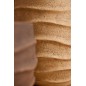 Vaso di fiori esterno in ceramica beige 34,5x34,5x34 cm