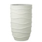 Cache-pot extérieur en céramique blanche 33.5x33.5x53.5 cm Cache-pot extérieur en céramique blanche 33.5x33.5x53.5 cm