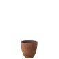 Vaso di fiori esterno in ceramica marrone 20x20x19 cm Vaso di fiori esterno in ceramica marrone 20x20x19 cm