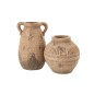 Cache-pot extérieur en polyrésine beige 28x28x31 cm Cache-pot extérieur en polyrésine beige 28x28x31 cm