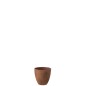Cache-pot extérieur en céramique marron 14x14x13.5 cm Cache-pot extérieur en céramique marron 14x14x13.5 cm