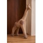 Girafa em poliresina bege 60x23x90 cm