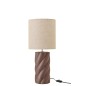 Lampe de table en céramique marron 23x23x53 cm Lampe de table en céramique marron 23x23x53 cm