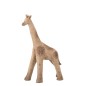 Girafe en polyrésine beige 60x23x90 cm