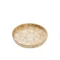 Vassoio decorativo in conchiglia 25x25x3 cm Vassoio decorativo in conchiglia 25x25x3 cm