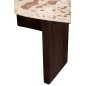 Table basse en marbre beige 90x90x30 cm Table basse en marbre beige 90x90x30 cm