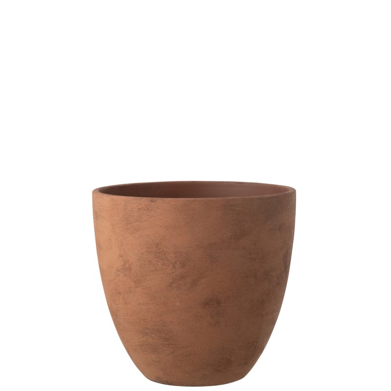 Macetero Exterior de cerámica marrón 36 x 36 x 34 cm
