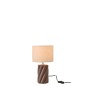 Lampe de table en céramique marron 18x18x31.8 cm Lampe de table en céramique marron 18x18x31.8 cm