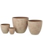 Cache-pot extérieur en céramique beige 36x36x34 cm Cache-pot extérieur en céramique beige 36x36x34 cm