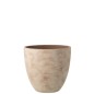 Cache-pot extérieur en céramique beige 36x36x34 cm Cache-pot extérieur en céramique beige 36x36x34 cm