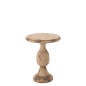 Mesa auxiliar antigua de poliresina beige 41 x 41 x 58 cm Mesa auxiliar antigua de poliresina beige 41 x 41 x 58 cm