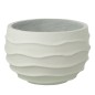 Cache-pot extérieur en céramique blanche 38x38x24.5 cm Cache-pot extérieur en céramique blanche 38x38x24.5 cm