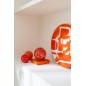 Presse-papier balle en verre orange 10x10x10 cm Presse-papier balle en verre orange 10x10x10 cm