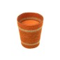Vela perfumada 75h em parafina laranja 15,5x15,5x18,5 cm Vela perfumada 75h em parafina laranja 15,5x15,5x18,5 cm