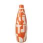 Vase géométrique en porcelaine blanc 16.5x16.5x53 cm Vase géométrique en porcelaine blanc 16.5x16.5x53 cm