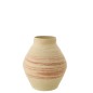 Panier en jonc de mer beige 40x40x50 cm