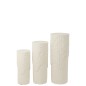 Base de poliresina blanca 30 x 30 x 75 cm Base de poliresina blanca 30 x 30 x 75 cm