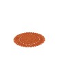 Tapis oriental en jute orange 80x80x0.5 cm Tapis oriental en jute orange 80x80x0.5 cm