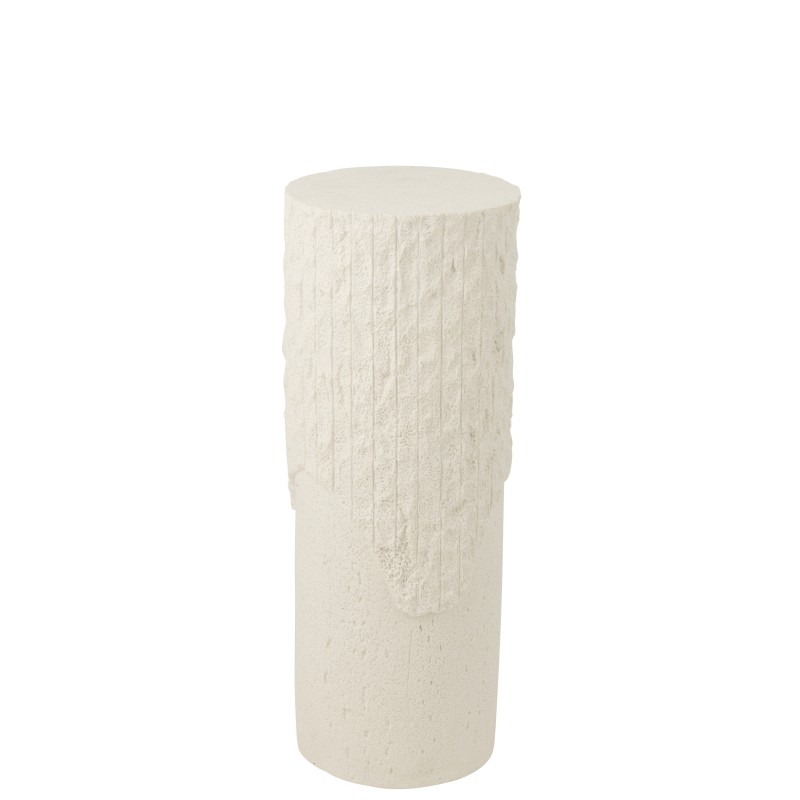 Base de poliresina blanca 30 x 30 x 75 cm Base de poliresina blanca 30 x 30 x 75 cm